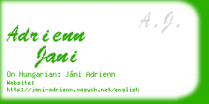adrienn jani business card
