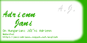 adrienn jani business card